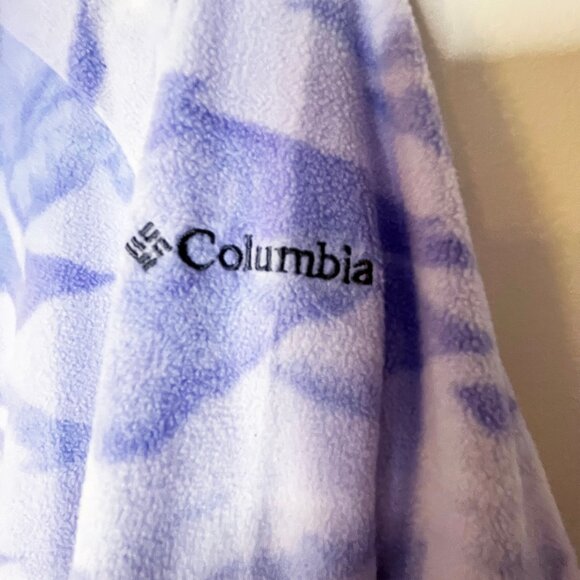 Columbia Women's Pine Ridge FS Printed Half Zip Fleece Pullover NWT XL - Picture 6 of 9